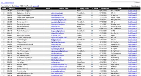 php mysql datagrid.
